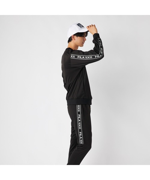 FILA GOLF(フィラゴルフ )の「FILA GOLF フィラゴルフ ライトボンディングブルゾン サイドファスナー 防風 軽量 ライトアウター ストレッチ(その他トップス・メンズ・ブラック/ベージュ/ホワイト・3L/LL/L/M)」の19枚目の写真