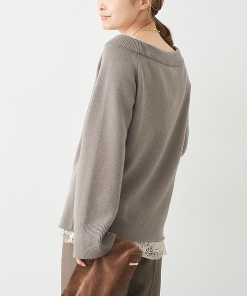 ミドルゲージ Vネック ニット（ニット/セーター）｜Deuxieme Classe