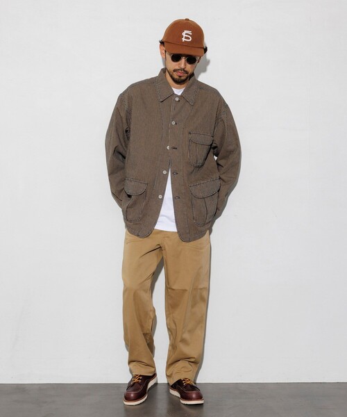 FREAK'S STORE（フリークスストア）の「SOLOTEX/ソロテックス ベイカーパンツ / BAKER PANTS（その他パンツ・メンズ・チャコールグレー/ブラック/ベージュ/その他7・LARGE/MEDIUM/SMALL）」の20枚目の写真