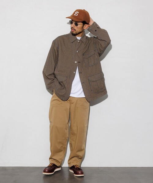 FREAK'S STORE（フリークスストア）の「SOLOTEX/ソロテックス ベイカーパンツ / BAKER PANTS（その他パンツ・メンズ・チャコールグレー/ブラック/ベージュ/その他7・LARGE/MEDIUM/SMALL）」の8枚目の写真