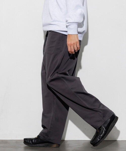 FREAK'S STORE（フリークスストア）の「SOLOTEX/ソロテックス ベイカーパンツ / BAKER PANTS（その他パンツ・メンズ・チャコールグレー/ブラック/ベージュ/その他7・LARGE/MEDIUM/SMALL）」の5枚目の写真