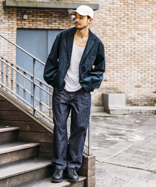 FREAK'S STORE(フリークスストア)の「ストレートシルエット ベイカーパンツ Fabric by SOLOTEX®︎(その他パンツ・メンズ・チャコールグレー/ブラック/ベージュ/その他7・LARGE/MEDIUM/SMALL)」の16枚目の写真