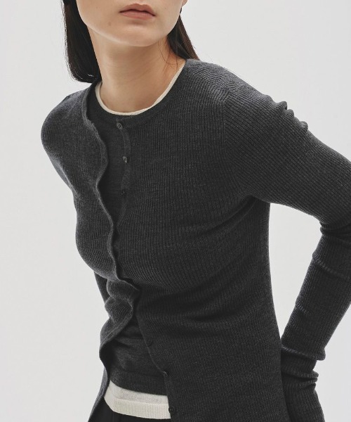 【TODAYFUL/トゥデイフル】シルクウールニットカーディガン TODAYFUL/トゥデイフル] シルクウール ニットカーディガン