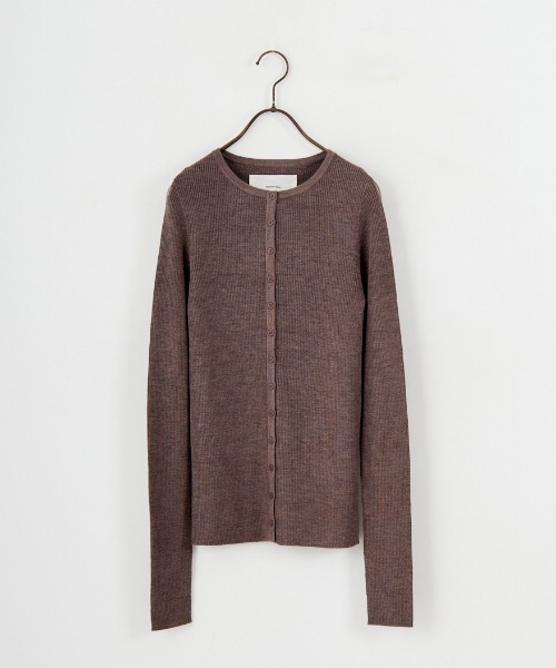 todayful ニットカーディガン TODAYFUL/トゥデイフル] シルクウール ニットカーディガン