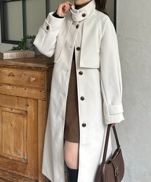 Thevon | スタンドカラーロングコート(その他アウター)
