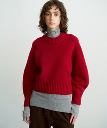 UNFIL | UNFIL アンフィル / fine lambs wool crew-neck P/O ファインラムウールクルーネックプルオーバーニット / WVFL-UW117(ニット/セーター)