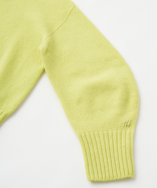 UNFIL（アンフィル）の「UNFIL アンフィル / fine lambs wool crew-neck P/O ファインラムウールクルーネックプルオーバーニット / WVFL-UW117（ニット/セーター・レディース・ライトグレー/レッド/ダークブラウン/イエロー系その他・1）」の9枚目の写真