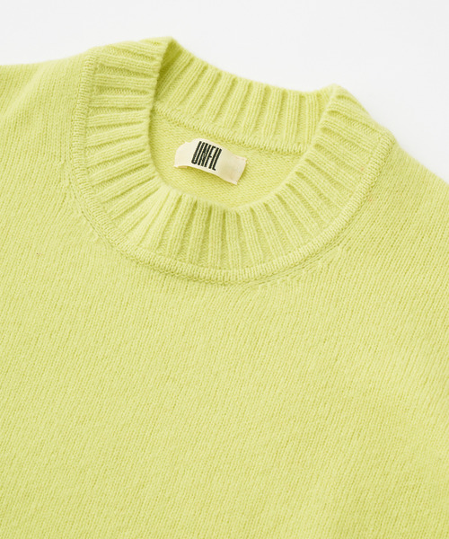 UNFIL（アンフィル）の「UNFIL アンフィル / fine lambs wool crew-neck P/O ファインラムウールクルーネックプルオーバーニット / WVFL-UW117（ニット/セーター・レディース・ライトグレー/レッド/ダークブラウン/イエロー系その他・1）」の11枚目の写真