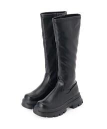 couture brooch | ストレッチロングブーツ(ブーツ)