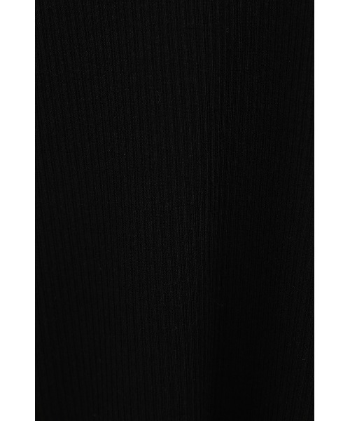 CLANE（クラネ）の「【CLANE/クラネ】LAYERED SHOULDER CUT TOPS/レイヤードショルダーカットトップス（Tシャツ/カットソー・レディース・ブラック/ホワイト/バーガンディー・1）」の9枚目の写真