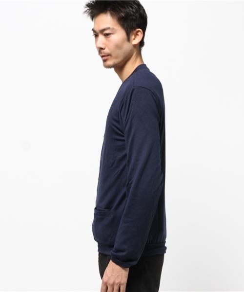 SEVENDAYS=SUNDAY(セブンデイズサンデイ)の「ポリストレッチ 長袖カーディガン(カーディガン/ボレロ・メンズ・ブルー・LARGE/MEDIUM)」の2枚目の写真