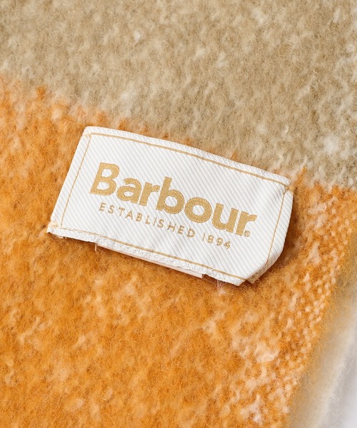 Barbour（バブアー）の「【Barbour】barbour marie scarf 180cm*38cm / LSC0460（マフラー・レディース・マスタード/ブルー・FREE）」の5枚目の写真