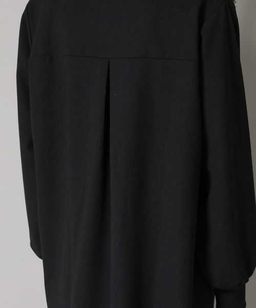 NANO universe（ナノユニバース）の「フロントシャギーコンビカットトップス（Tシャツ/カットソー・レディース・ブラック/クリーム・FREE）」の20枚目の写真