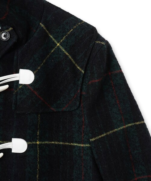 セール】タータンチェック ダッフルジャケット（ダッフルコート