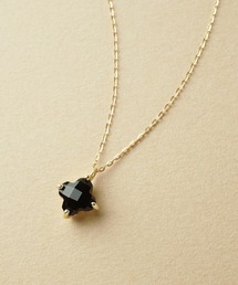 TAKE-UP | K10 オニキス リリーネックレス( YG)(ネックレス)