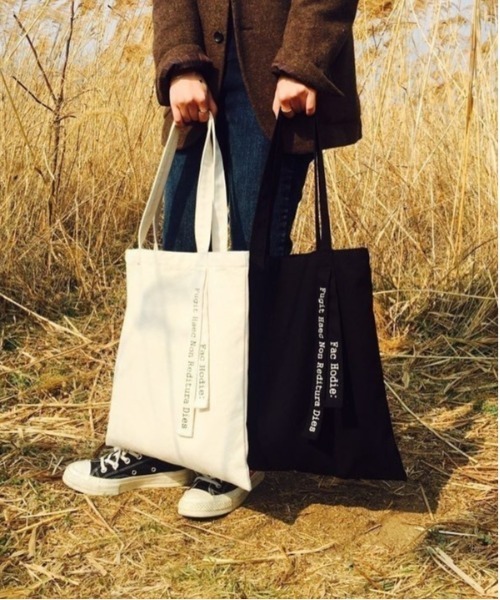 BACKYARD FAMILY(バックヤードファミリー)の「キャンバス トートバッグ ykfhtote(トートバッグ・レディース・ブラック/ホワイト・FREE)」の13枚目の写真