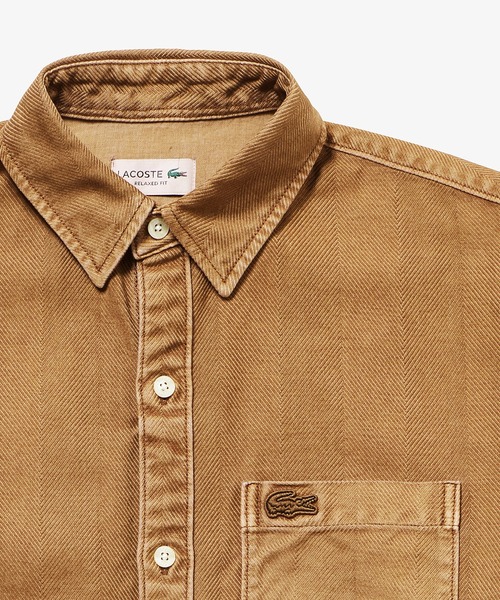 セール】ウォッシュドヘリンボーンネルシャツ（シャツ/ブラウス