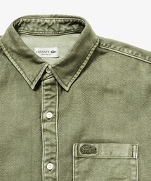 LACOSTE | ウォッシュドヘリンボーンネルシャツ(シャツ/ブラウス)