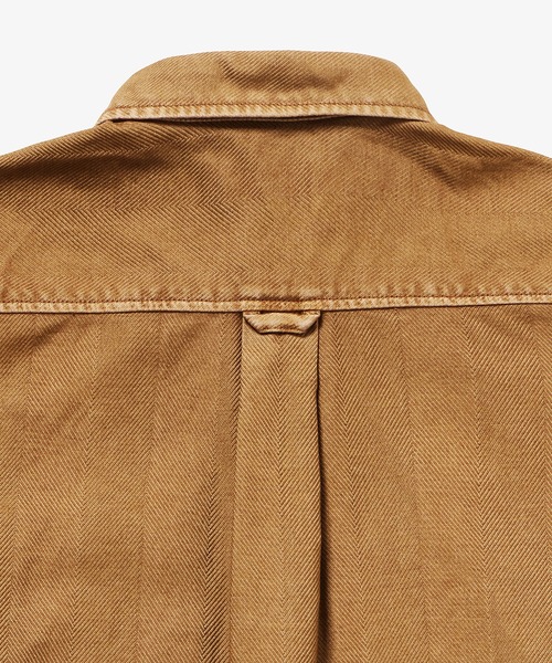 LACOSTE（ラコステ）の「ウォッシュドヘリンボーンネルシャツ（シャツ/ブラウス・メンズ・カーキ/ダークネイビー/キャメル・41/38/39/40）」の20枚目の写真