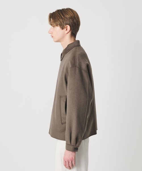 BEAUTY&YOUTH UNITED ARROWS(ビューティーアンドユースユナイテッドアローズ)の「ショートビーバー リバー ブルゾン(ブルゾン・メンズ・ネイビー/ベージュ/ダークグレー・S/M/XL/L)」の21枚目の写真