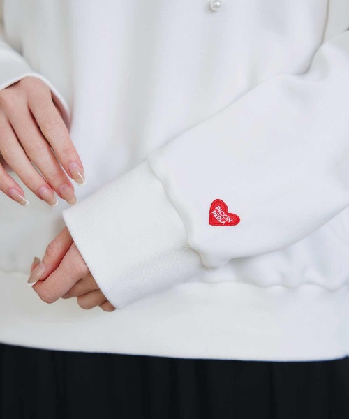 PICCIN PERLA（ピッチンペルラ）の「パールプルオーバー（Tシャツ/カットソー・レディース・ブラック/オフホワイト・M）」の18枚目の写真