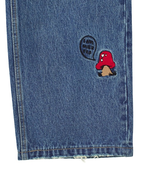 MILKFED.（ミルクフェド）の「DOODLE EMBROIDERED DENIM PANTS（デニムパンツ・レディース・ライトブルー/ライトインディゴブルー・S/M）」の14枚目の写真