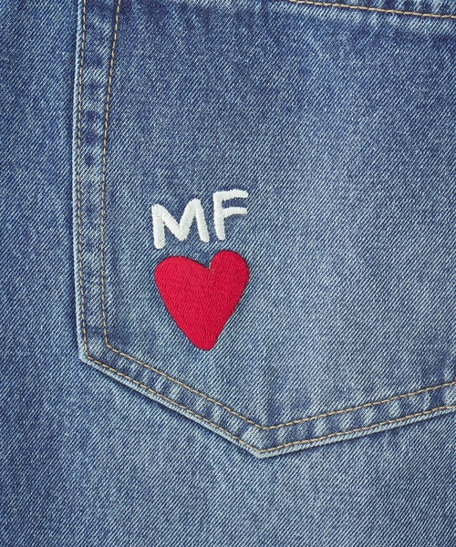 MILKFED.（ミルクフェド）の「DOODLE EMBROIDERED DENIM PANTS（デニムパンツ・レディース・ライトブルー/ライトインディゴブルー・S/M）」の18枚目の写真