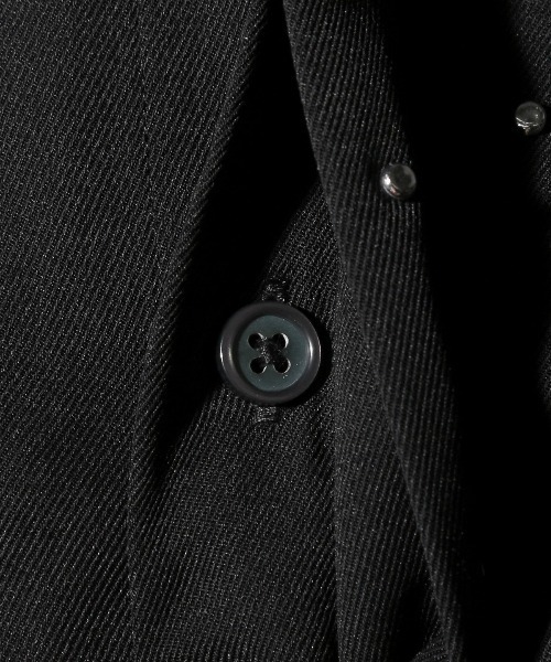 LUXSTYLE（ラグスタイル）の「メタルパールストーン長袖シャツ（シャツ/ブラウス・メンズ・ホワイト/ブラック・L/M）」の19枚目の写真