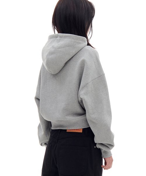 ARCHIVE BOLD(アーカイブボールド)の「939 LOGO CROP HOOD(GRAY)(パーカー・レディース・その他・OS)」の3枚目の写真