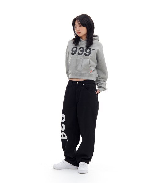 ARCHIVE BOLD(アーカイブボールド)の「939 LOGO CROP HOOD(GRAY)(パーカー・レディース・その他・OS)」の5枚目の写真