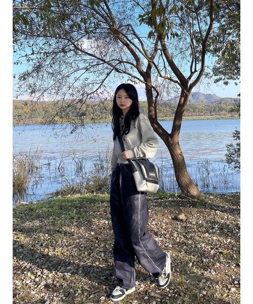 ARCHIVE BOLD(アーカイブボールド)の「939 LOGO CROP HOOD(GRAY)(パーカー・レディース・その他・OS)」の15枚目の写真
