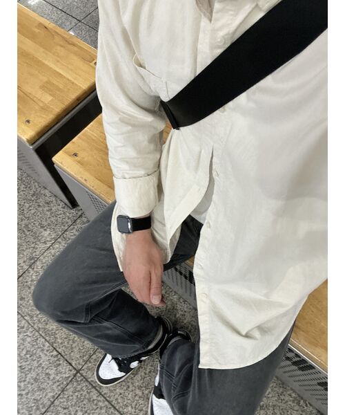 MUSINSA STANDARD（ムシンサスタンダード）の「リラックスフィットオックスフォードシャツ[クリーム]（シャツ/ブラウス・メンズ・その他・MEDIUM/LARGE/X-LARGE/XX-LARGE/XXX-LARGE）」の15枚目の写真