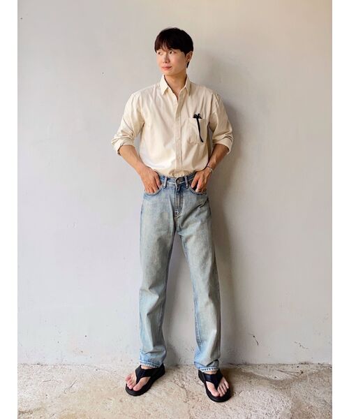 MUSINSA STANDARD（ムシンサスタンダード）の「リラックスフィットオックスフォードシャツ[クリーム]（シャツ/ブラウス・メンズ・その他・MEDIUM/LARGE/X-LARGE/XX-LARGE/XXX-LARGE）」の17枚目の写真