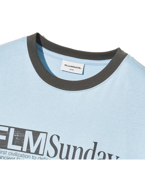 F.ILLUMINATE(フィルミネイト)の「FLM サンデーリングTシャツ-スカイブルー(Tシャツ/カットソー・レディース・その他・SMALL/MEDIUM/LARGE)」の6枚目の写真