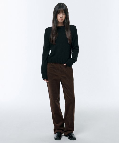 MUSINSA STANDARD WOMAN（ムシンサスタンダードウーマン）の「ウィメンズストレートコーデュロイパンツ[ブラウン]（その他パンツ・レディース・その他・30/24/25/26/27/28/29）」の2枚目の写真