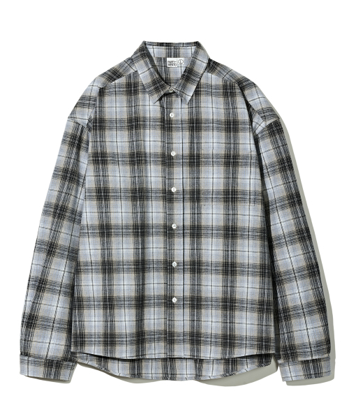 PARTIMENTO(パルティメント)の「マドラスチェックシャツブルーグレー(シャツ/ブラウス・メンズ・その他・MEDIUM/LARGE)」の1枚目の写真