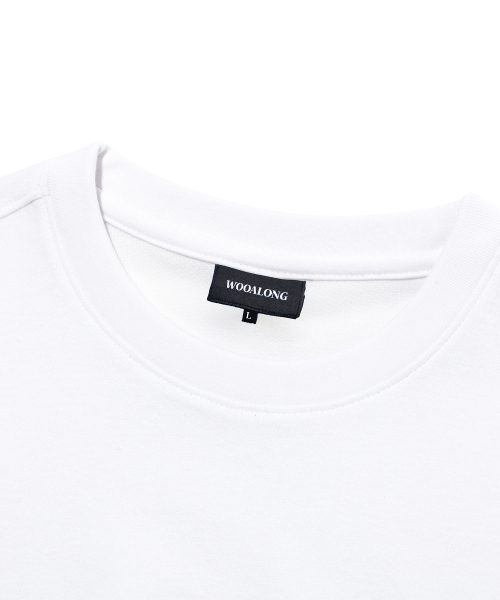 WOOALONG（ウアロン）の「OG Basic T-Shirt - WHITE（Tシャツ/カットソー・レディース・ホワイト・SMALL/MEDIUM/LARGE）」の4枚目の写真