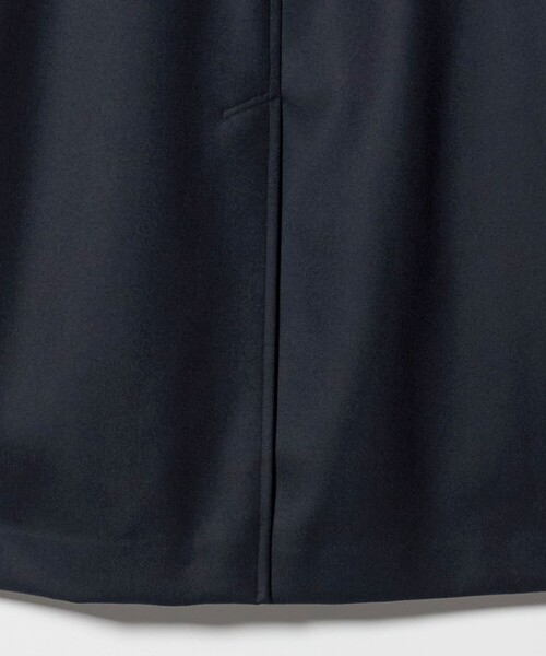 UNITED ARROWS(ユナイテッドアローズ)の「ウーステッドメルトン バルマカーンコート(ステンカラーコート・メンズ・ダークグリーン/ネイビー・L/S/XL/M)」の19枚目の写真