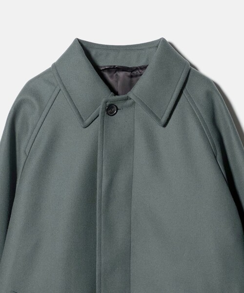 ウーステッドメルトン バルマカーンコート（ステンカラーコート