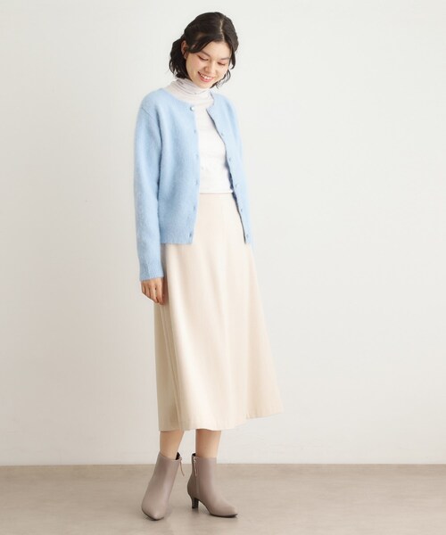 LAURA ASHLEY(ローラアシュレイ)の「【ウール混】フレアスカート(スカート・レディース・アイボリー/ライトグレー・38/40)」の5枚目の写真