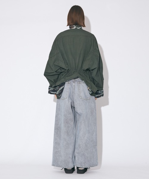 beautiful people（ビューティフルピープル）の「Alpha double-end    camouflage field JK（ミリタリージャケット・レディース・オリーブ・42/40/38/36）」の17枚目の写真