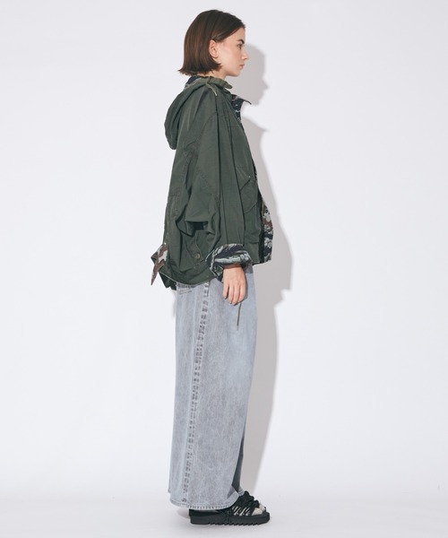 beautiful people（ビューティフルピープル）の「Alpha double-end    camouflage field JK（ミリタリージャケット・レディース・オリーブ・42/40/38/36）」の21枚目の写真