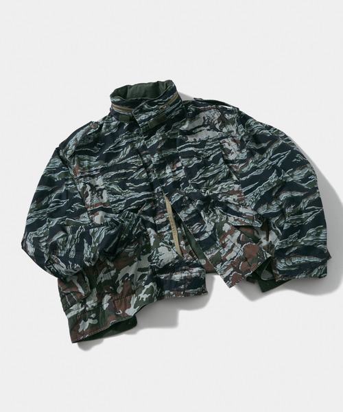 beautiful people（ビューティフルピープル）の「Alpha double-end    camouflage field JK（ミリタリージャケット・レディース・オリーブ・42/40/38/36）」の11枚目の写真