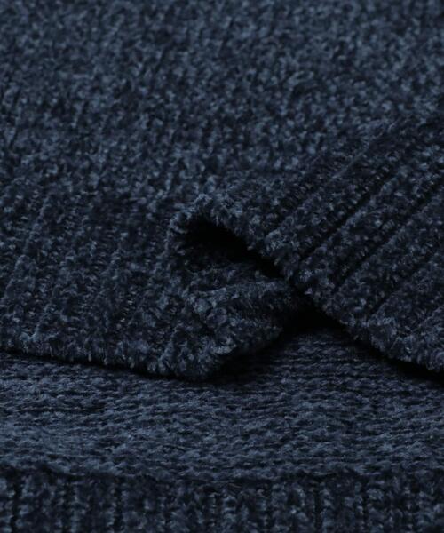 ITEMS URBANRESEARCH（アイテムズ アーバンリサーチ）の「真冬の正解 求心柄 モール ニット（ニット/セーター・メンズ・ホワイト/ネイビー/ブラック/グレー・LARGE/MEDIUM）」の7枚目の写真