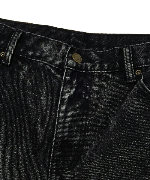 WKNDRS(ウィーキャンドース)の「BRUSHED DENIM PANTS (BLACK)(デニムパンツ・レディース・その他・MEDIUM/LARGE/X-LARGE)」の3枚目の写真