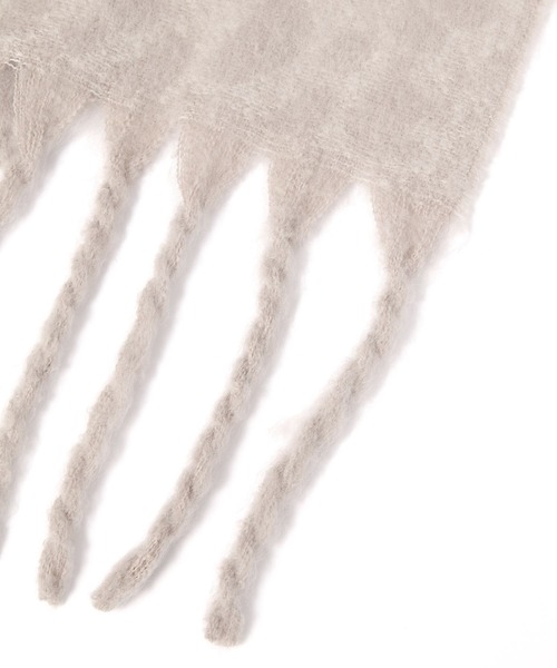 studio CLIP(スタディオクリップ)の「アニマルフリンジストール(マフラー・レディース・ネイビー/ベージュ/ブラウン・FREE)」の4枚目の写真