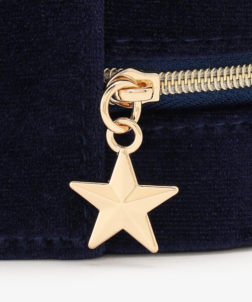 Afternoon Tea(アフタヌーンティー)の「ベロア天体モチーフスクエアジュエリーボックスL(収納グッズ・レディース・ネイビー・ONE SIZE)」の6枚目の写真