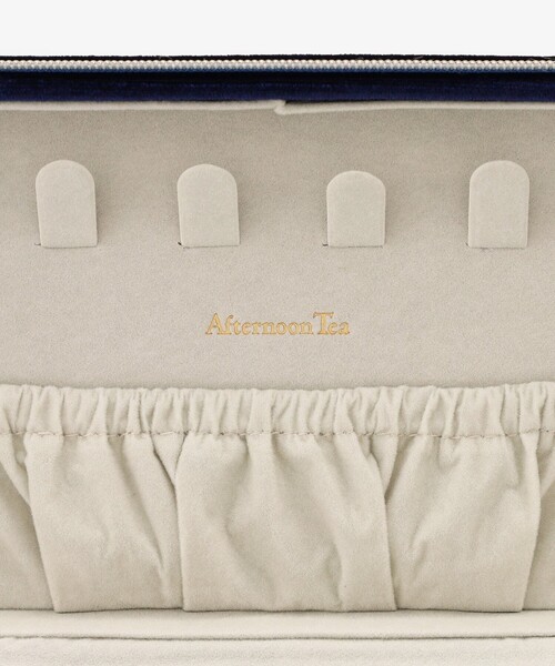 Afternoon Tea(アフタヌーンティー)の「ベロア天体モチーフスクエアジュエリーボックスL(収納グッズ・レディース・ネイビー・ONE SIZE)」の7枚目の写真