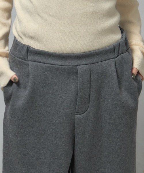 leimn(レイムン)の「裏起毛ルーズパンツ(スウェットパンツ・レディース・チャコールグレー/ブラック/アイボリー・FREE)」の16枚目の写真