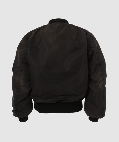 BOW WOW（バウワウ）の「L-2B FLIGHT JACKET AGED（ブルゾン・メンズ・ブラック系その他・L/XL）」の2枚目の写真